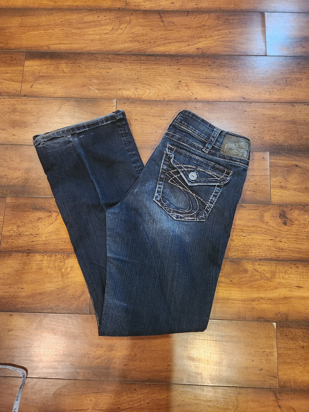 Silver Jeans Dark Wash Boot Cut Jeans